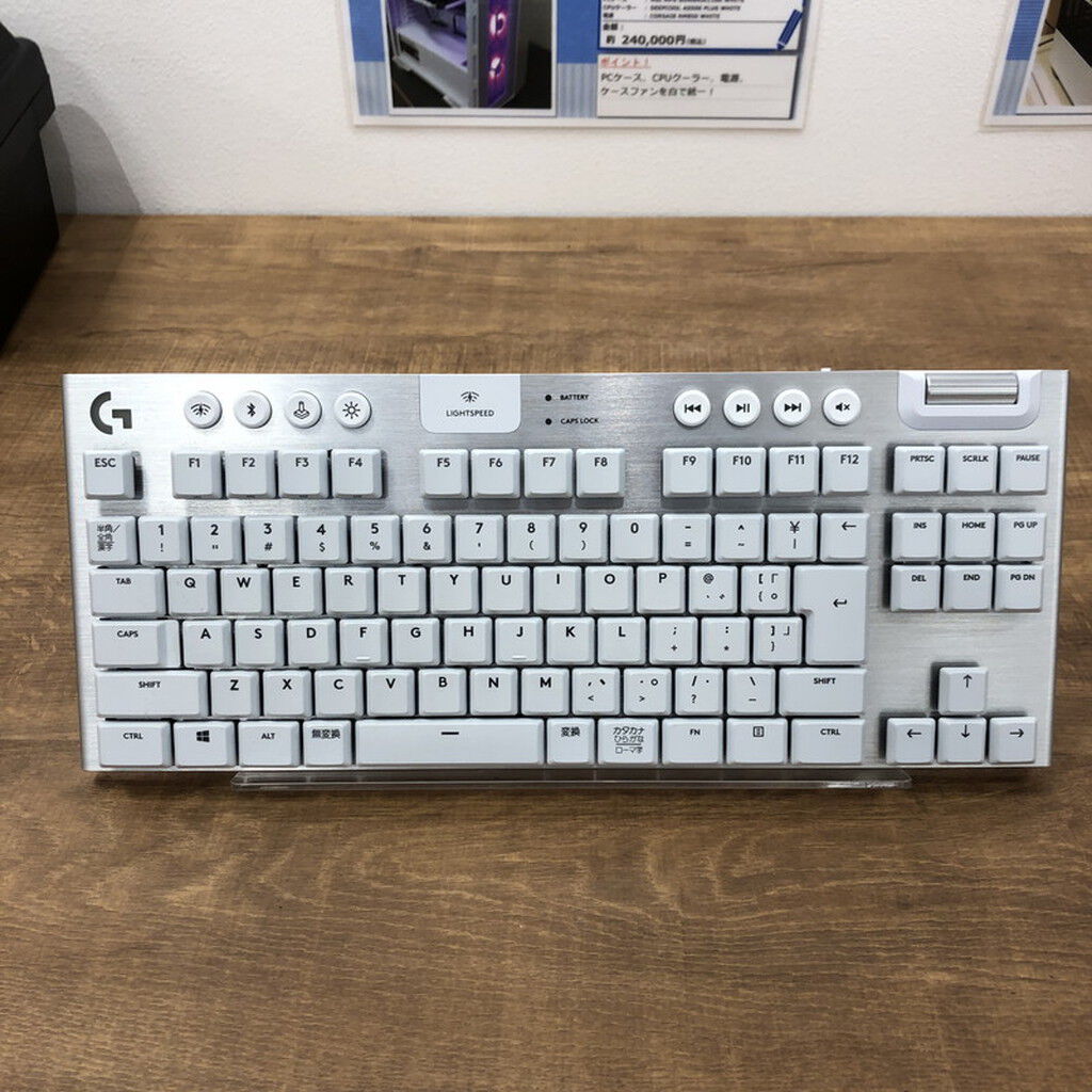中古 ﾛｼﾞｸｰﾙ G913-TKL-TCWH (無線RGBｹﾞｰﾐﾝｸﾞｷｰﾎﾞｰﾄﾞ) 190650 （335423