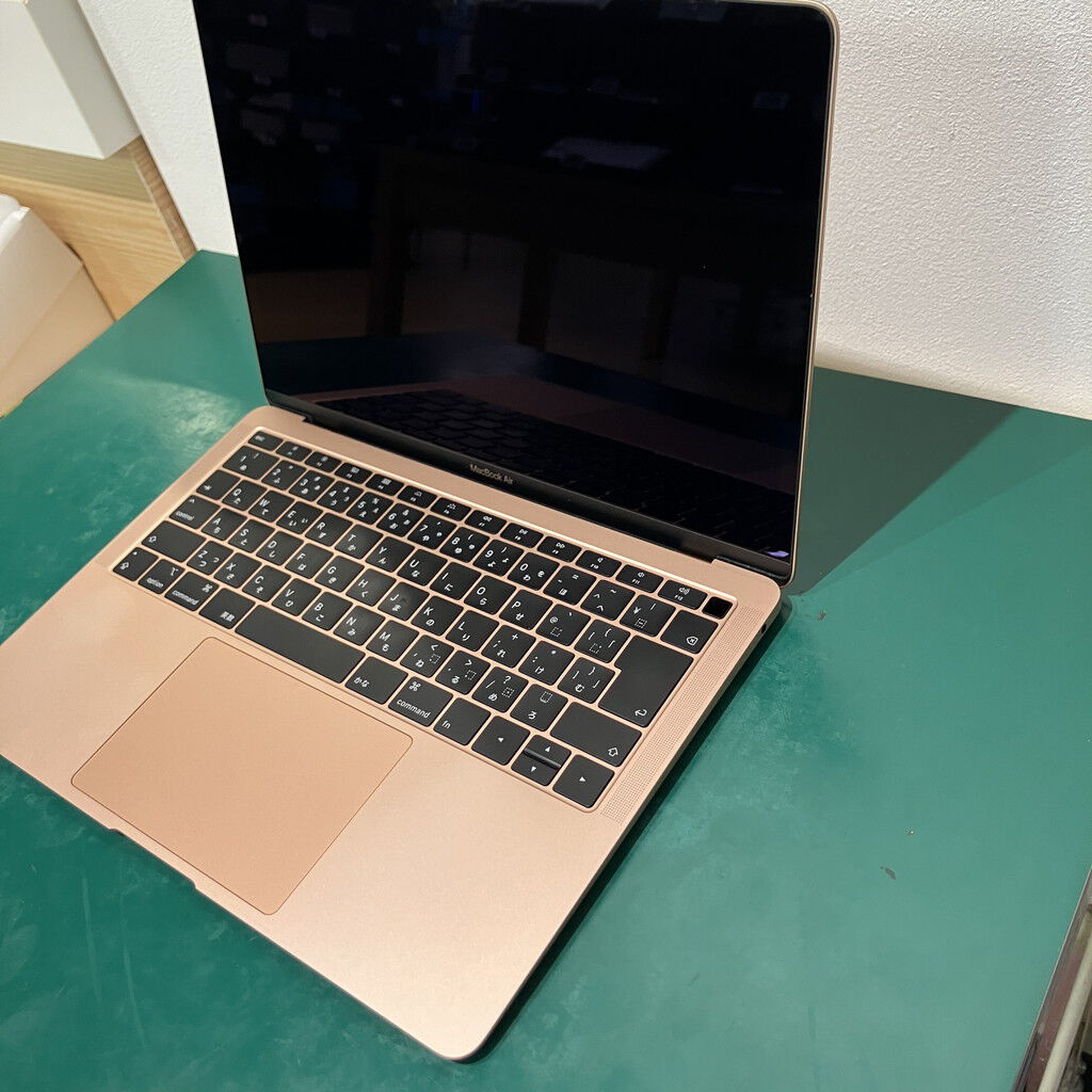MacBook Air ゴールド 2018 SSD：256GB メモリ：8GB Apple MacBook Air 2018 ゴールド Retina 13インチ ノートPC 動作確認
