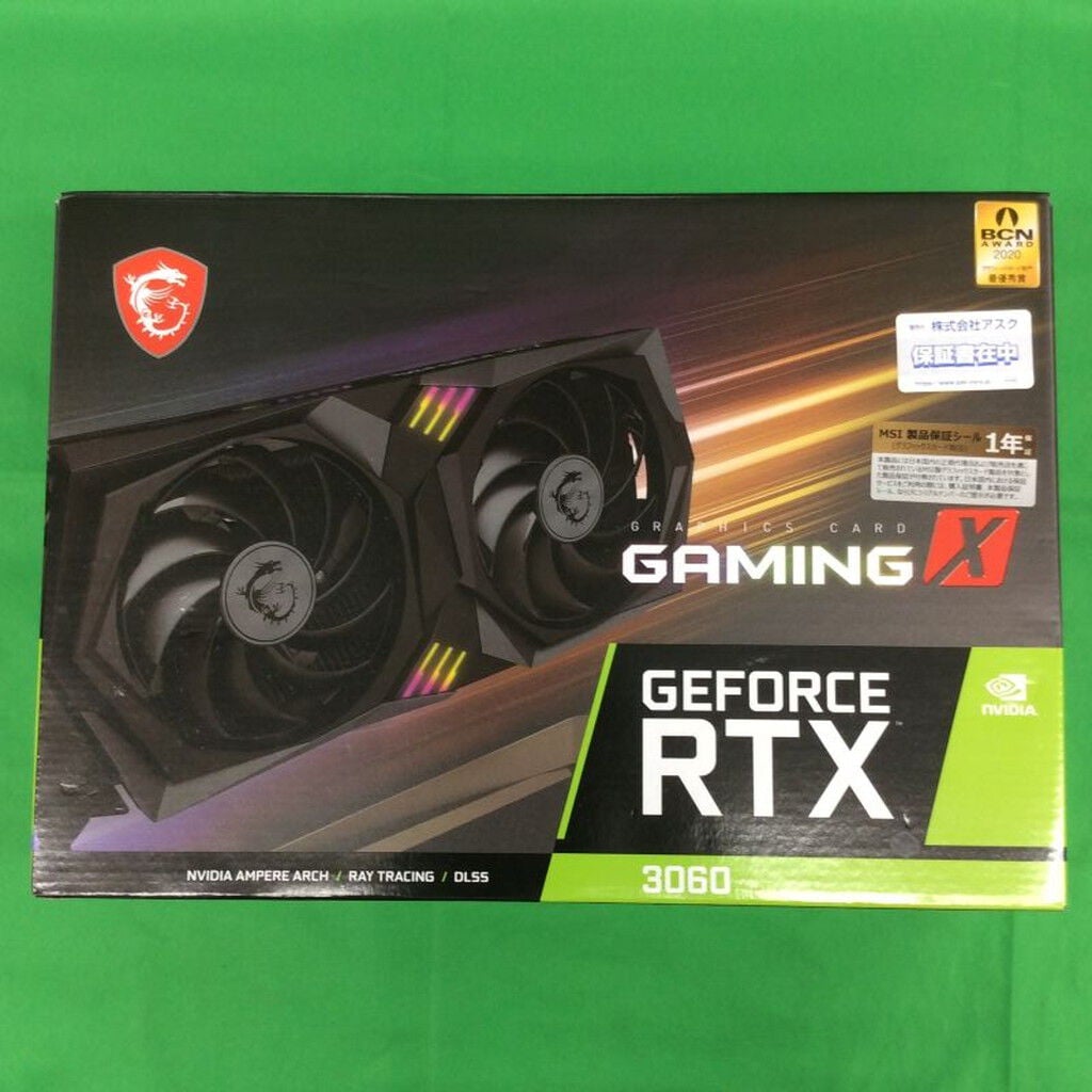 中古 MSI GeForce RTX 3060 GAMING X 12G (RTX3060 12GB) 144776