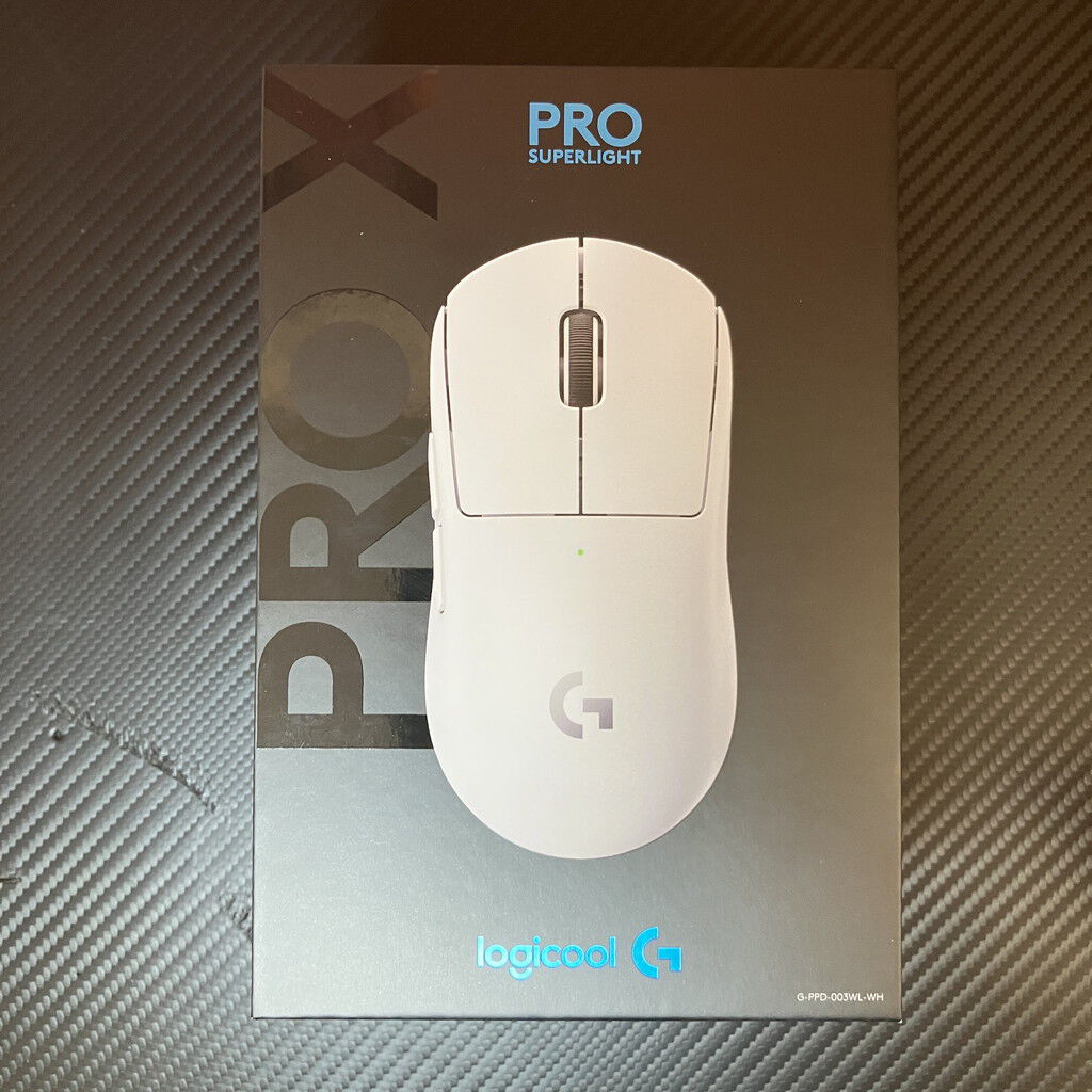 【新品・未使用】PRO X SUPERLIGHT G-PPD-003WL-WH 中古 Logicool PRO X SUPERLIGHT Wireless Gaming Mouse G-PPD