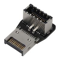 AINEX  USB-027 (フロントUSB Type-Cヘッダー変換アダプタ L型標準） 
