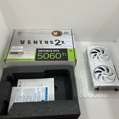 【秋葉原本店】中古  MSI GeForce RTX5060Ti 16G VENTUS 2X OC WHITE PLUS (RTX5060Ti 16GB) 3410015159 