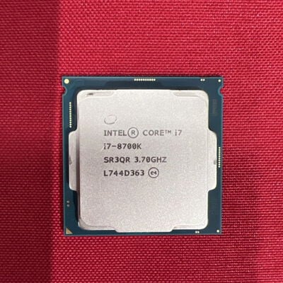 【静岡東瀬名店】中古  INTEL Core i7 8700K (1151/3.70GHz/12M/C6/T12) 136197 