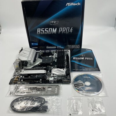 【なんば店】中古  ASRock B550M Pro4 (B550 AM4 mATX DDR4) 142938 