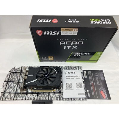 【仙台店】中古  MSI GeForce GTX1650 AERO ITX OC (GTX1650 4GB) 183177 