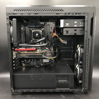 【徳島住吉店】中古  自作パソコン(i5 10400F/32GB/SSD240GB+500GB/HDD1TB/RTX2070/W10H) 5230000487 