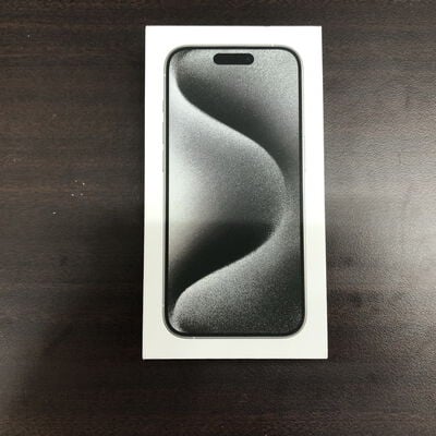 【福山ココローズ店】中古  【docomo版SIMフリー】Apple iPhone15 Pro 6.1インチ 256GB ホワイトチタニウム MTUD3J/A 161220 