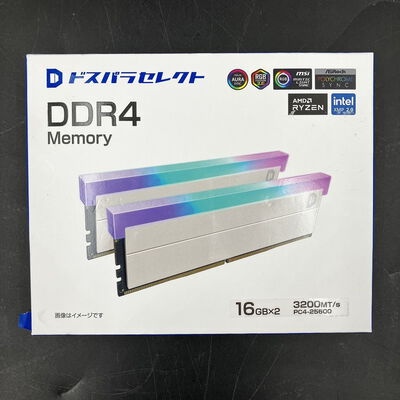 【大須店】中古  ﾄﾞｽﾊﾟﾗｾﾚｸﾄ D4D3200-16G2A1-RGB-WH(DDR4-3200 16GBx2) 3120023306 