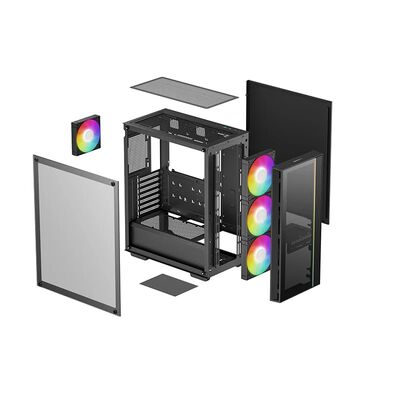 DEEPCOOL  MATREXX 55 V4 C R-MATREXX55-BCADA4-G-4 (ATX ガラス) 