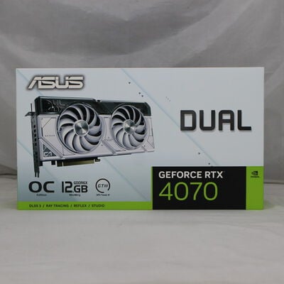 【通販センター】中古  ASUS DUAL-RTX4070-O12G-WHITE（RTX4070 12GB） 3480035451 