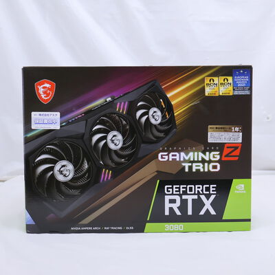 【通販センター】中古  MSI GeForce RTX 3080 GAMING Z TRIO 10G LHR （RTX3080 10GB） 3480043405 