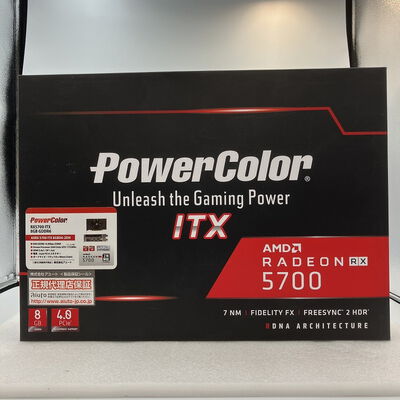 【新潟店】中古  PowerColor AXRX 5700 ITX 8GBD6-2DH (RX5700 8G) 1250004130 