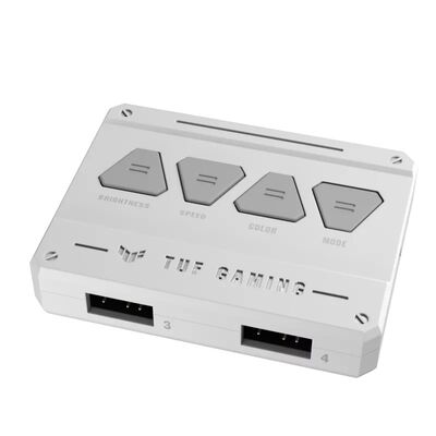 ASUS  TUF Gaming TF120 ARGB Fan - Triple Fan Kit with ARGB Controller ホワイト (TUF GAMING TF120 WHITE ARGB 3IN1) 