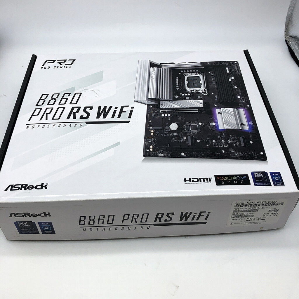 中古 ASRock B860 Pro RS WiFi (B860 1851 ATX DDR5) 175440 （309425
