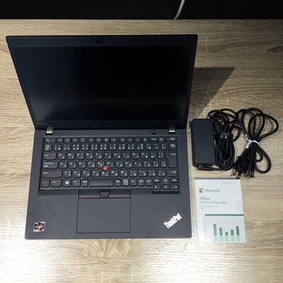 【松山環状枝松店】中古  LENOVO ThinkPad X13 (AMD Ryzen 5 Pro 4650U 2.10GHz/32GB/SSD256GB/-/オンボード/13.3/1920x1080/Wi-Fi/WEBCAM/W11P/Microsoft Office Home and Business 2024) 184183 
