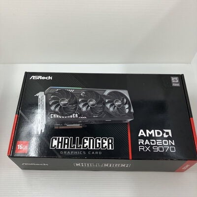 【秋葉原本店】中古  ASRock RX9070 CL 16G Challenger (RX9070 16G) 176953 