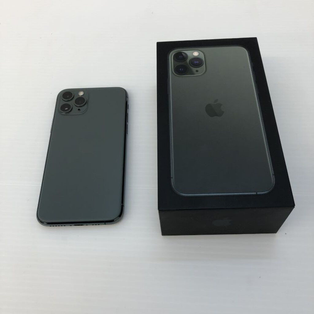 中古 Apple iPhone11 Pro 5.8インチ 64GB (ミッドナイトグリーン) 国内