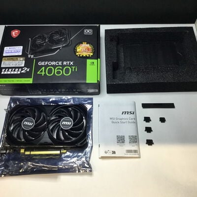 【松山環状枝松店】中古  GeForce RTX 4060Ti VENTUS 2X BLACK 8G OC 4560001298 