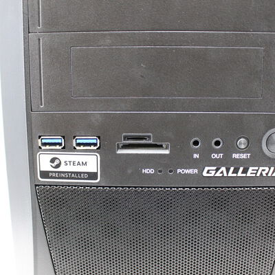 【通販センター】中古  THIRDWAVE GALLERIA KT(Intel Core i7 9700F/16GB DDR4 (PC4)/SSD500GB/DVDマルチ/NVIDIA GeForce GTX 1660 SUPER 6GB/W11H64 MAR) 194486 