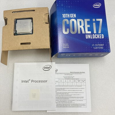 【新潟店】中古  INTEL Core i7 10700KF (1200/3.8G/16M/C8/16) 142716 