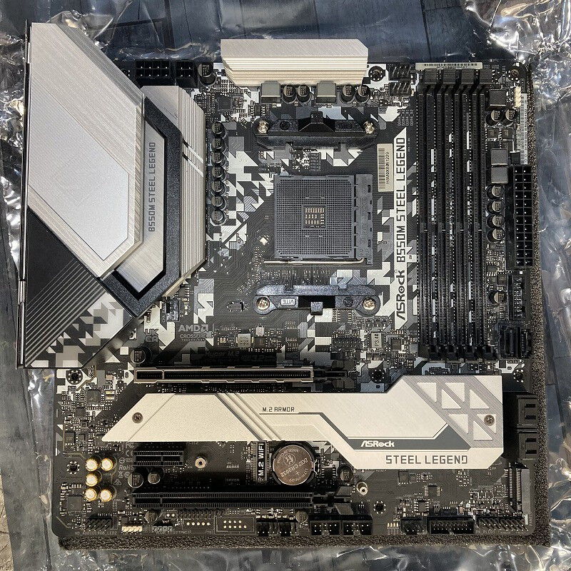 み*い様 ASRock B550M Steel Legend + Ryzen5 ASRock > B550M Steel Legend
