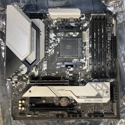 【広島店】中古  ASRock B550M Steel Legend (B550 AM4 mATX DDR4) 142939 