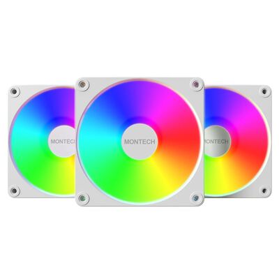 MONTECH  GF120 V2 ARGB White 3 in 1 (3個パック ホワイト) 