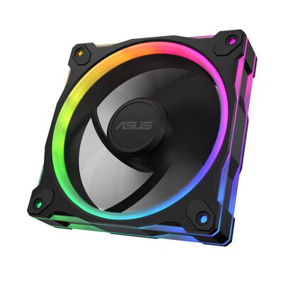 ASUS  MR120 REVERSE ARGB FAN BLACK (120mm ブラック 1個パック) 