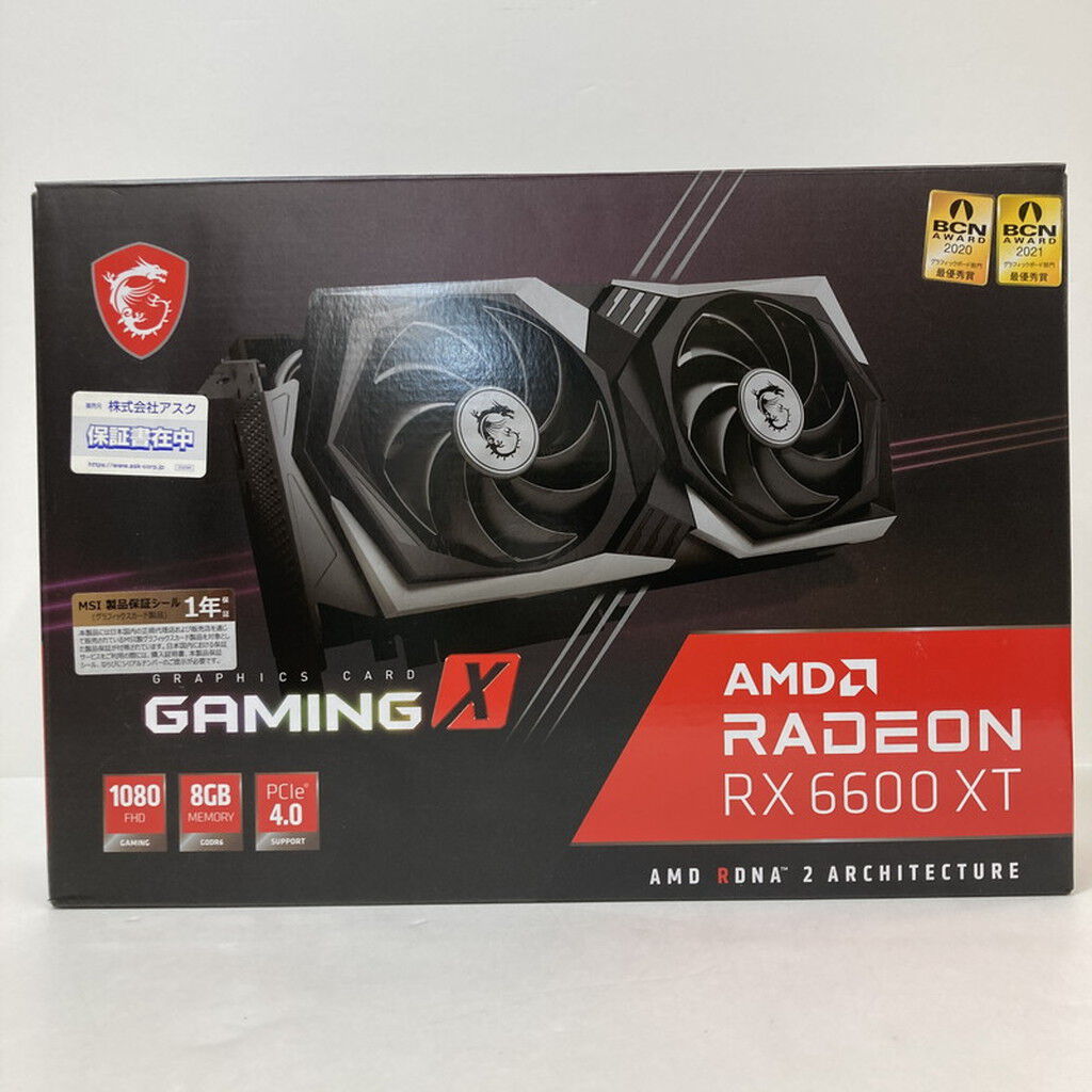 中古 MSI Radeon RX 6600 XT GAMING X 8G (RX6600XT 8GB) 146750