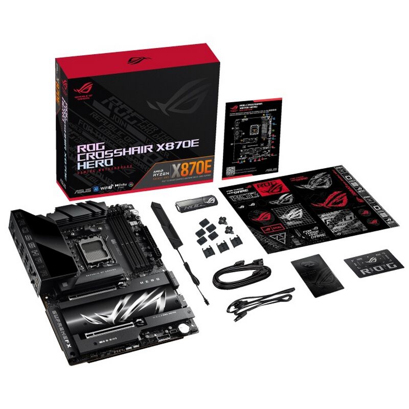 ASUS ROG CROSSHAIR X870E HERO (X870E AM5 ATX) ｜ パソコン通販の