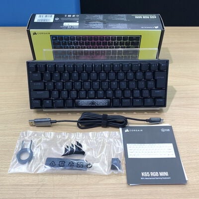 【甲府飯田店】中古  CORSAIR CH-9194014-JP(K65 RGB MINI MX SPEED 有線) 4720002489 
