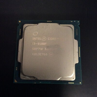 【座間相武台】中古  Intel Core i3 9100F (1151/3.60GHz/6M/C4/T4) 140321 