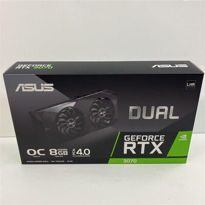 【仙台店】中古  ASUS Dual GeForce RTX 3070 V2 OC エディション8GB GDDR6 (LHR版) 3240008694 