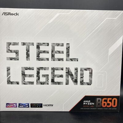 【熊本浜線店】中古  ASRock B650 Steel Legend WiFi (B650 AM5 ATX) 5370000821 