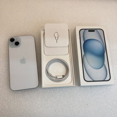 【京都店】中古  【SoftBank版SIMフリー】Apple iPhone15 Plus 128GB ブルー MU0D3J/A 161137 
