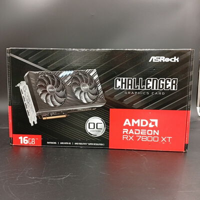 【大須店】中古  ASRock RX7800XT CL 16GO RX7800XT Challenger OC (RX7800XT 16GB) 162732 