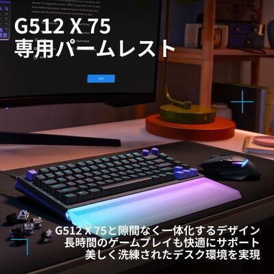 Logicool  Palmrest 75 G512X-75-PR (パームレスト) 
