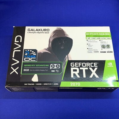 【横浜駅前店】中古  玄人志向 GK-RTX2070-E8GB/MINI  (RTX2070 8G GDDR6) 3400009240 