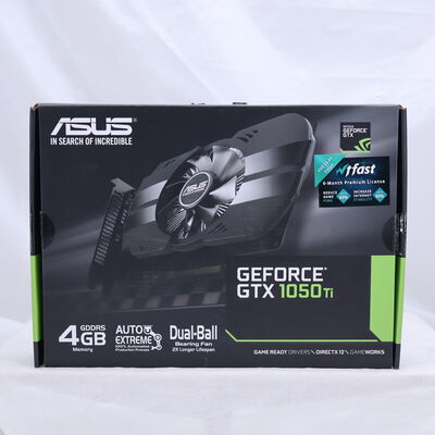 【通販センター】中古  ASUS PH-GTX1050TI-4G(GTX1050Ti 4G GDR5 single) 133559 