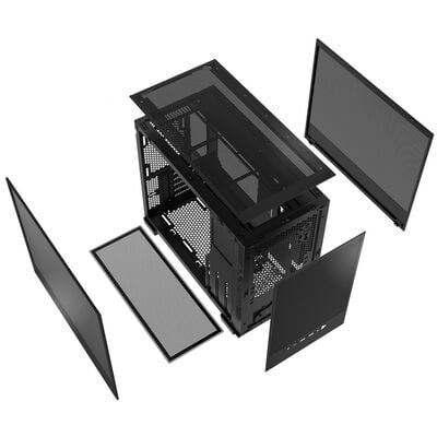 ADATA  VALORMESHSTEALTH-BKCJP (MicroATX ブラック) ドスパラ限定モデル 