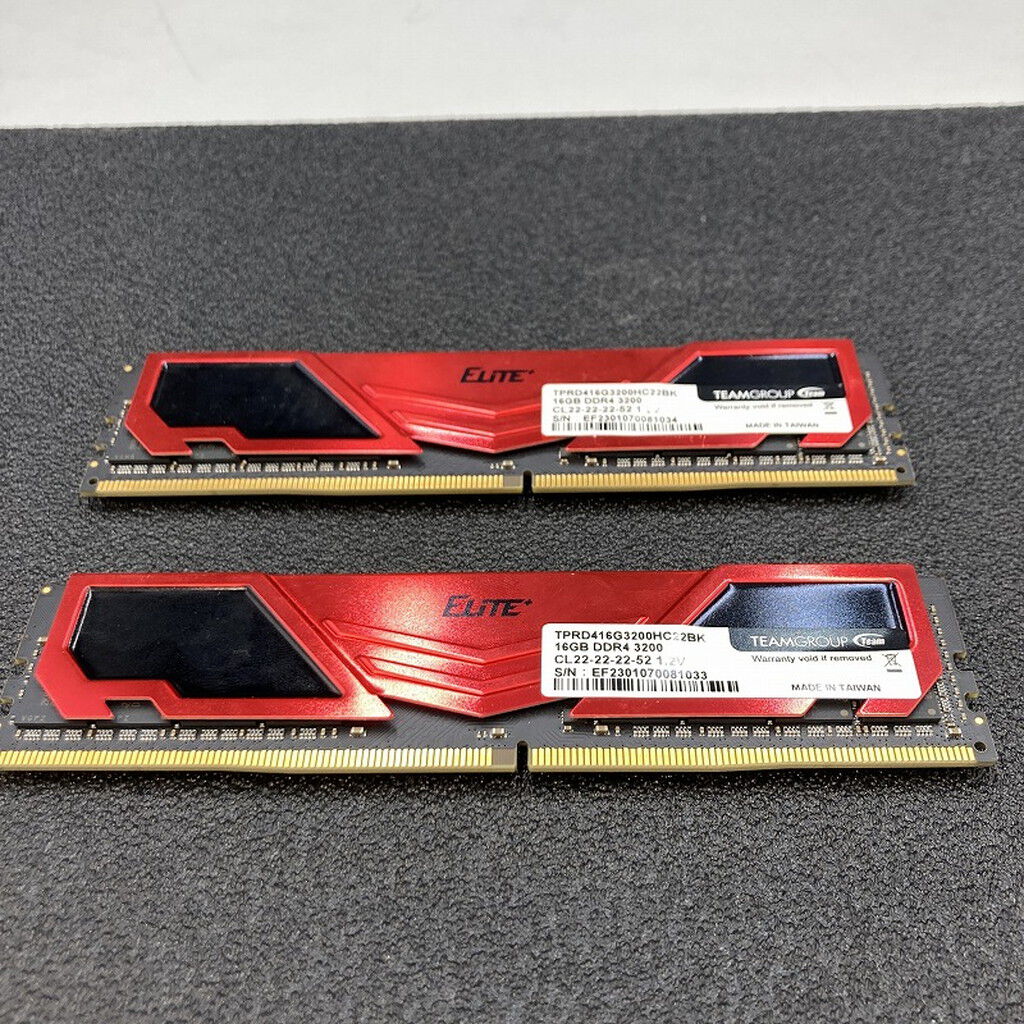 中古 16GB 2枚組(合計32GB) PC4-25600/DDR4-3200 デスクトップ用