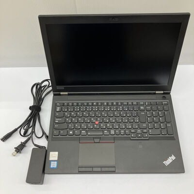 【徳島住吉店】中古  Lenovo ThinkPad P52　20MAS12700 (Core i7 8750H/16GB/SSD512GB/-/NVIDIA Quadro P1000 4GB/15.6ｲﾝﾁ/1920x1080/Wi-Fi/WEBCAM/W11H64) 176658 