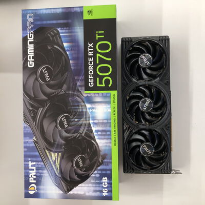 【福山ココローズ店】中古  Palit NE7507T019T2-GB2031A (RTX5070Ti GamingPro 16GB) 176552【8/14価格改定!】 