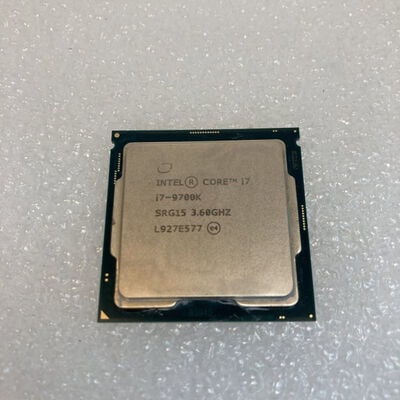 【京都店】中古  INTEL Core i7 9700K (1151/3.60GHz/12M/C8/T8) 138481 