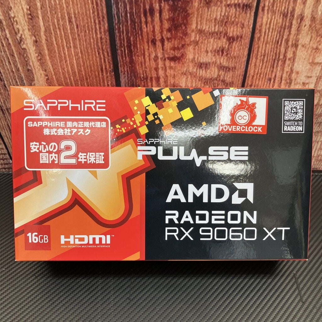 中古 SAPPHIRE PULSE Radeon RX 9060 XT GAMING OC 16GB (RX9060XT 16G