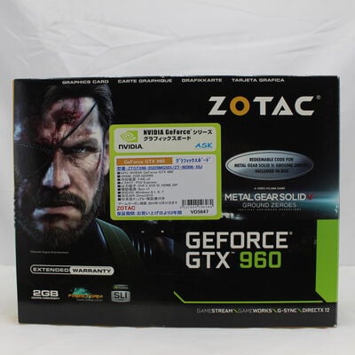 【通販センター】中古  ZOTAC ZT-90306-10J(GTX960 2G OC) 130904 
