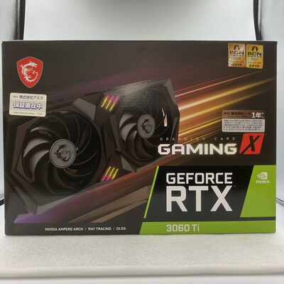【新潟店】中古  MSI GeForce RTX 3060 Ti GAMING X 8G LHR 3290006778 