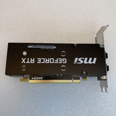 【京都店】中古  MSI GeForce RTX 3050 LP E 6G OC (RTX3050 6GB) 3180006642 