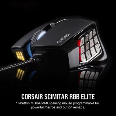 Corsair  SCIMITAR RGB ELITE CH-9304211-AP (ゲーミングマウス ブラック) 