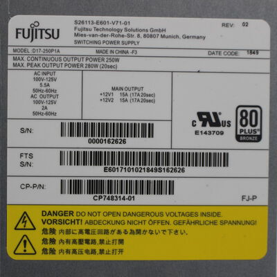 中古  Fujitsu ESPRIMO D588/TW 